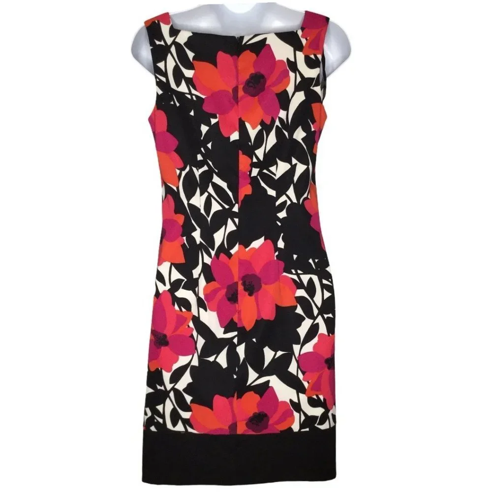 Ab Studio Floral Print Sleeveless Sheath Dress - Picture 4 of 11